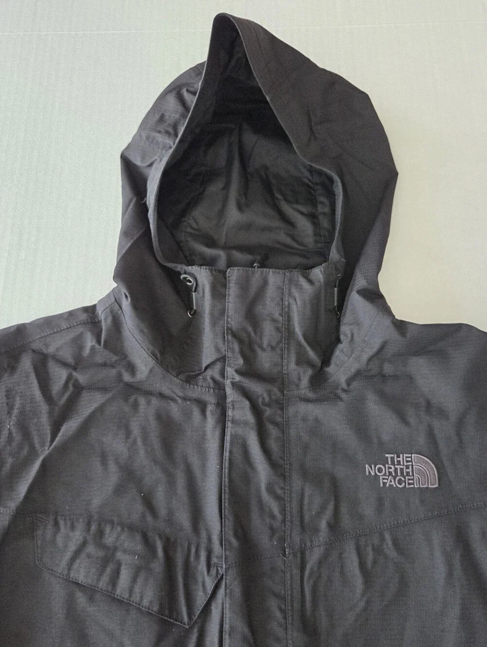 The North Face Dryvent Jacket 3-in-1 **Shell Only** Men's LG Black NF0A33JH EUC